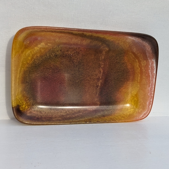 Handmade Tray Colorful Cute Gift Epoxy Resin Soap Dish Rolling 420 - Picture 12 of 14